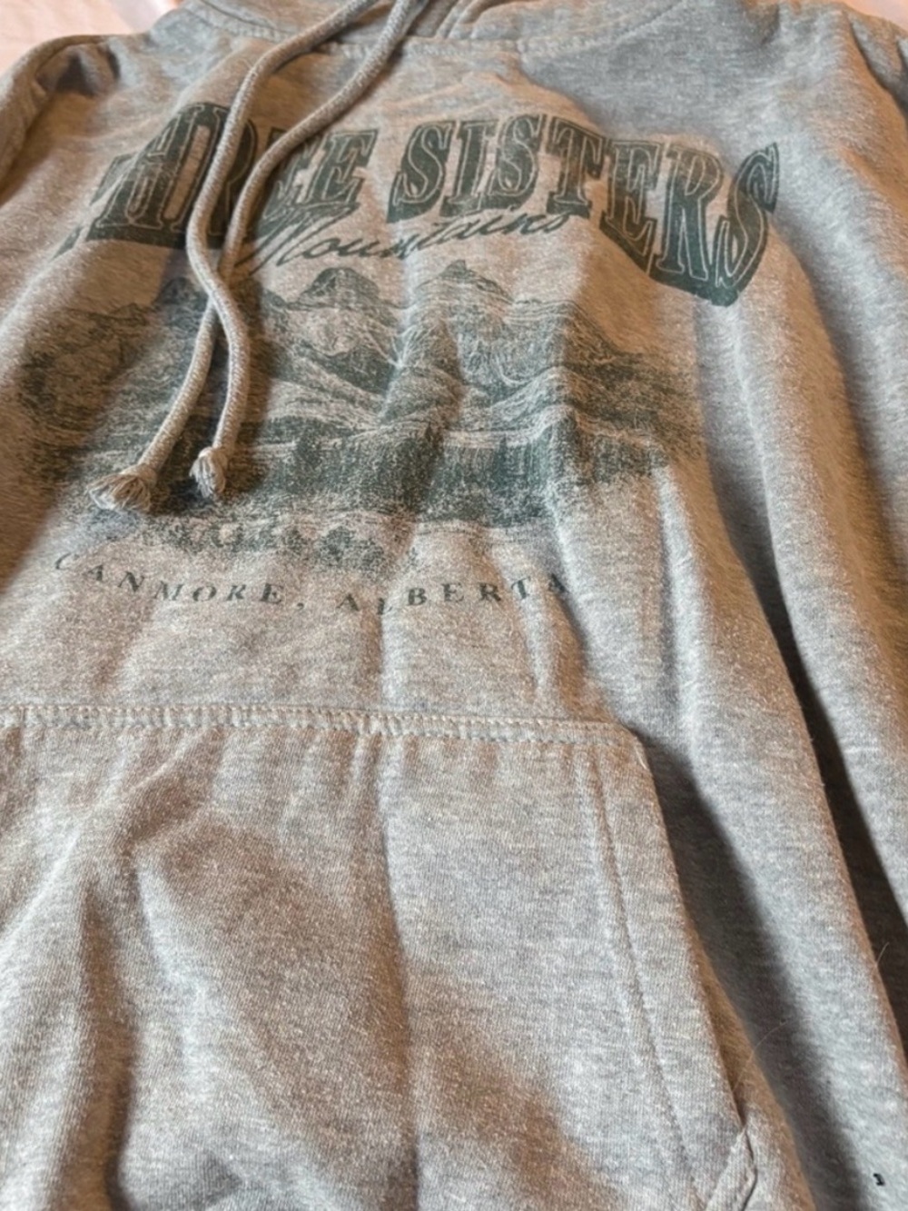 2/$25💌 Gray Graphic Hoodie Sweatshirt -